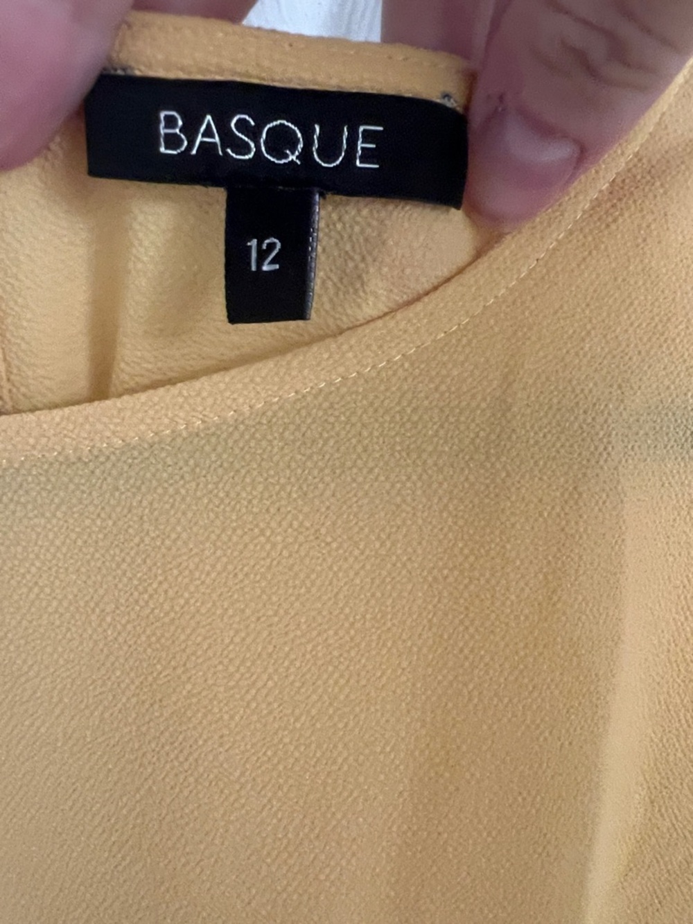 Basque Mustard Yellow Ruffle Sleeve Top - Picture 2 of 4